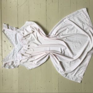 Vintage cotton blend nightgown, barbizon, size large